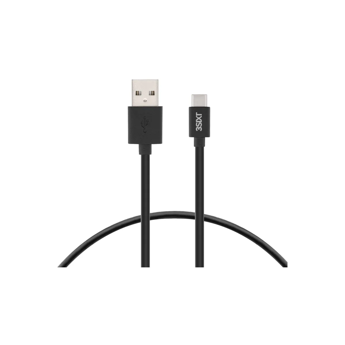 3sixT Charge & Sync Cable - USB-A to USB-C - 1m - Black