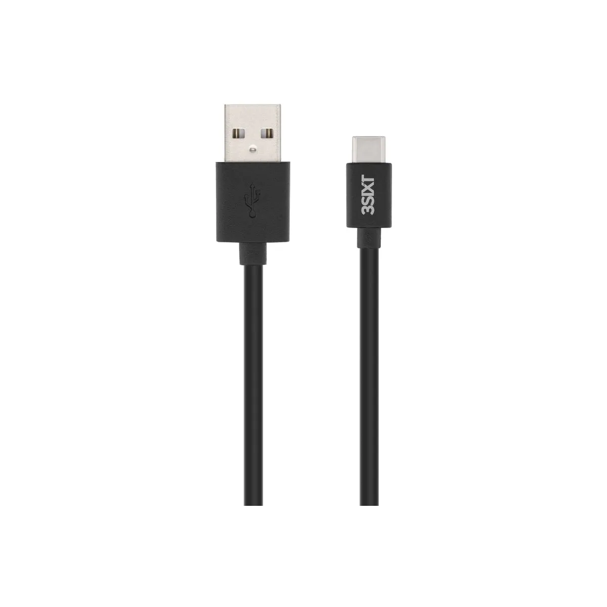 3sixT Charge & Sync Cable - USB-A to USB-C - 1m - Black