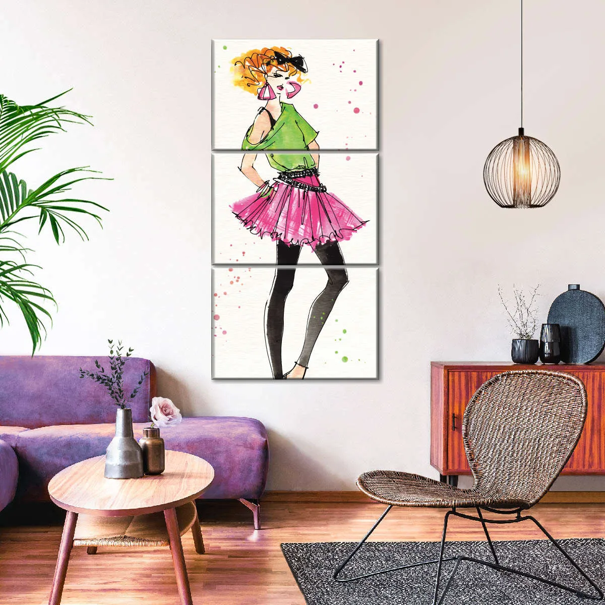 80s Fashion I Color Wall Art