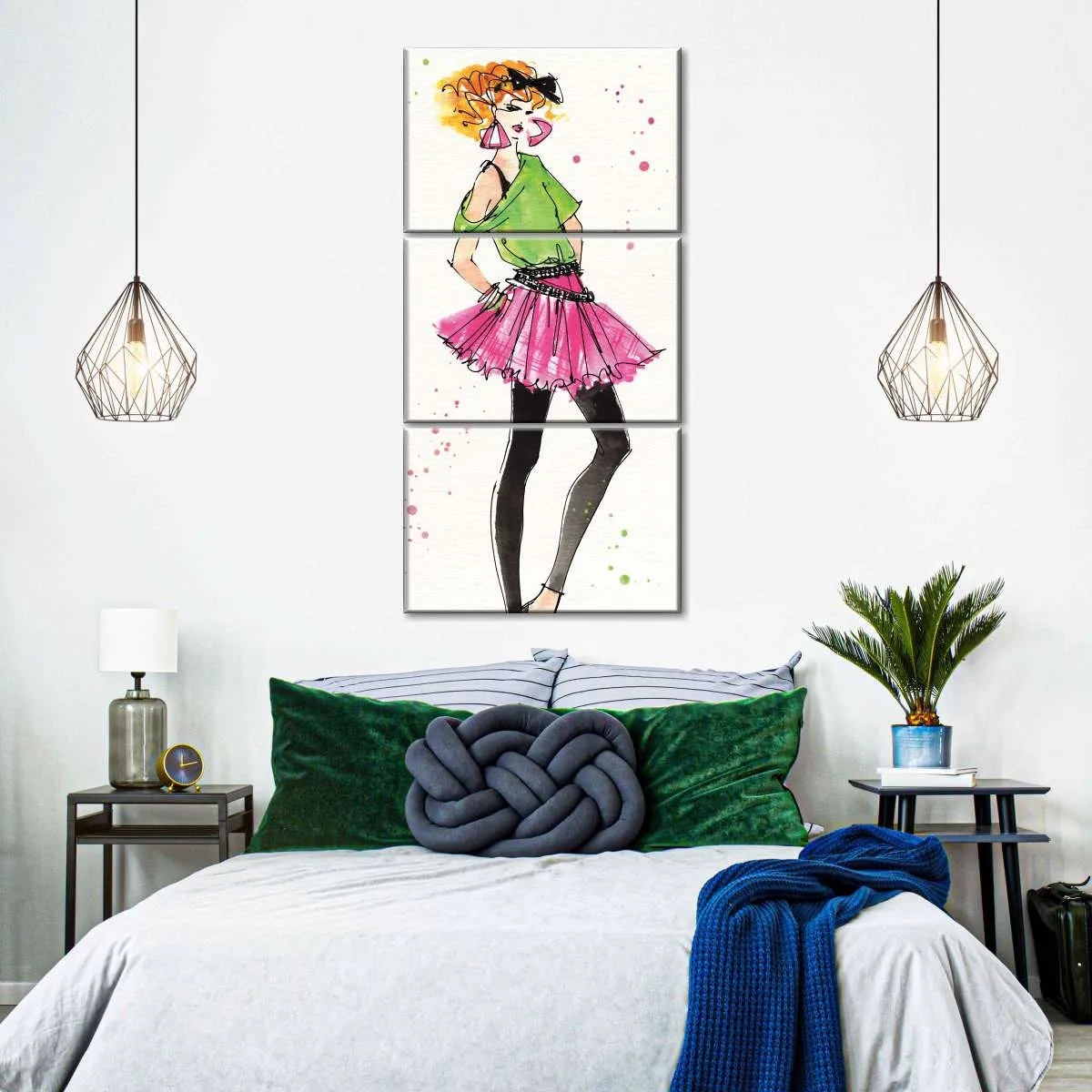 80s Fashion I Color Wall Art