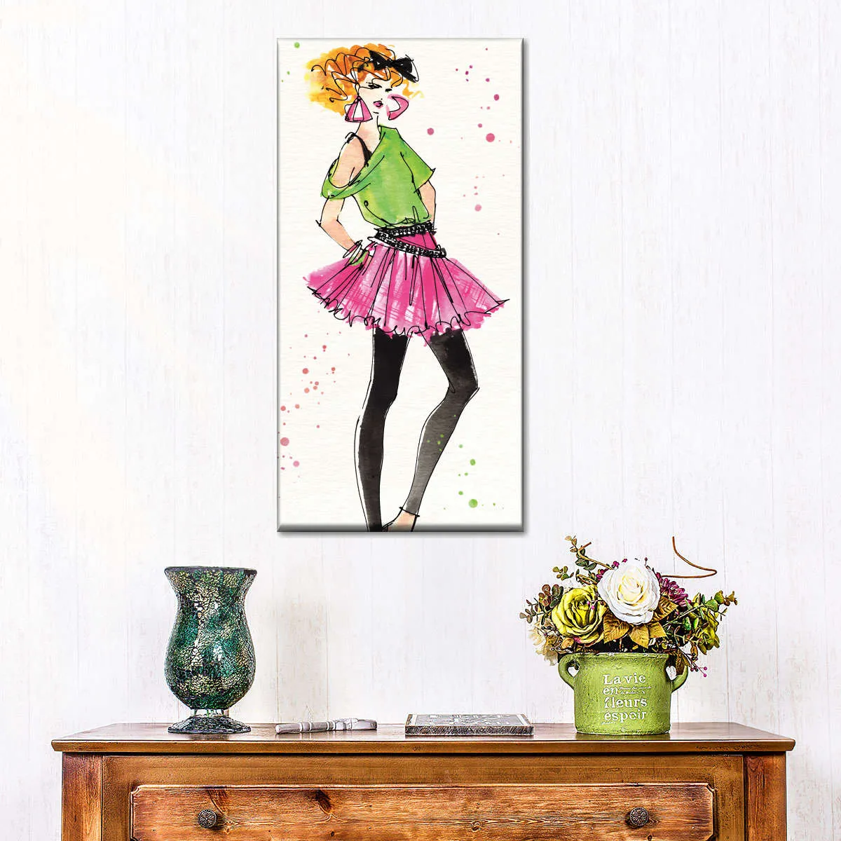 80s Fashion I Color Wall Art