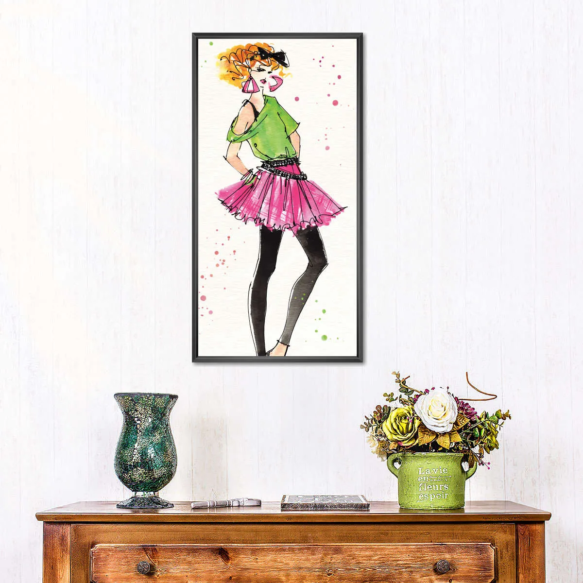 80s Fashion I Color Wall Art