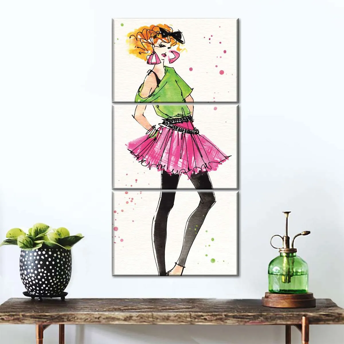 80s Fashion I Color Wall Art