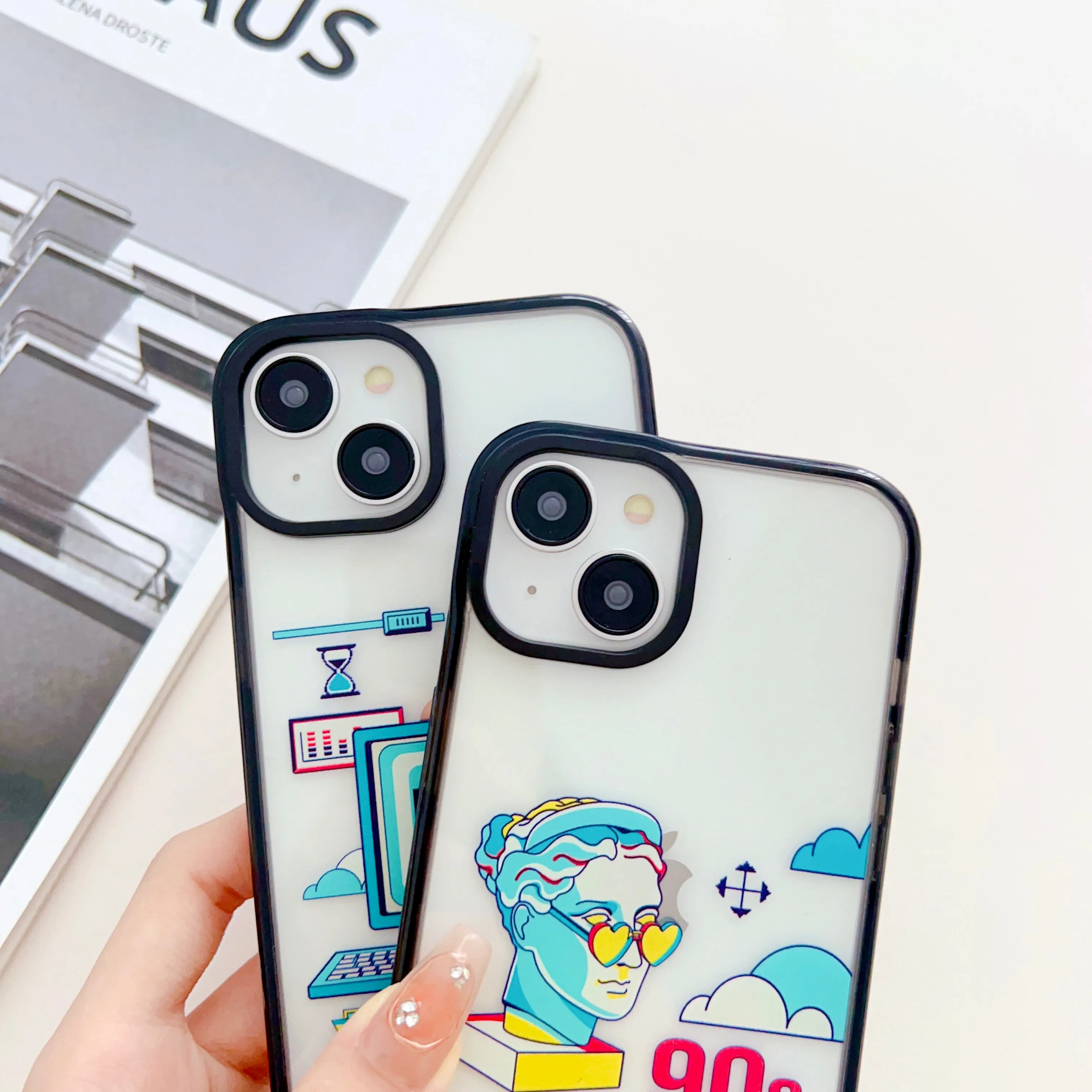 90s Vibe Forever Designer Silicon Impact Proof Case for iPhone