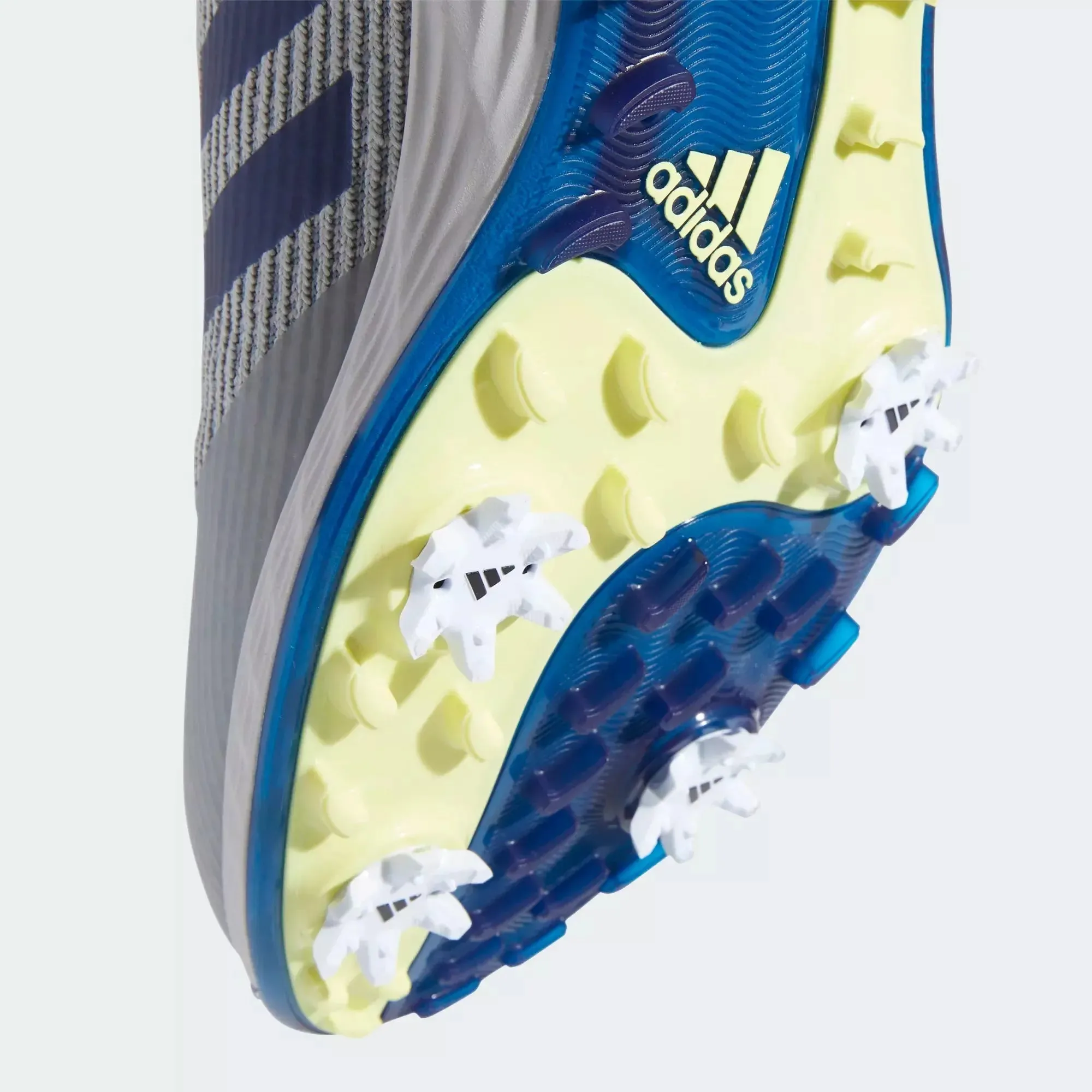 ADIDAS Chaussures de golf ZG 21 motion Grise bleu Jaune