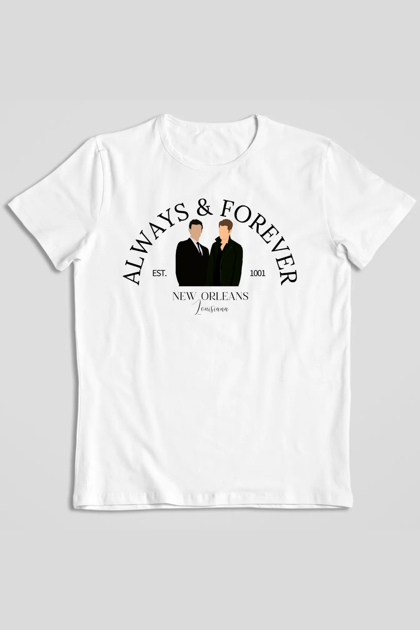 Always and Forever Mikaelson Brothers (TVD) Graphic Printed T-shirt