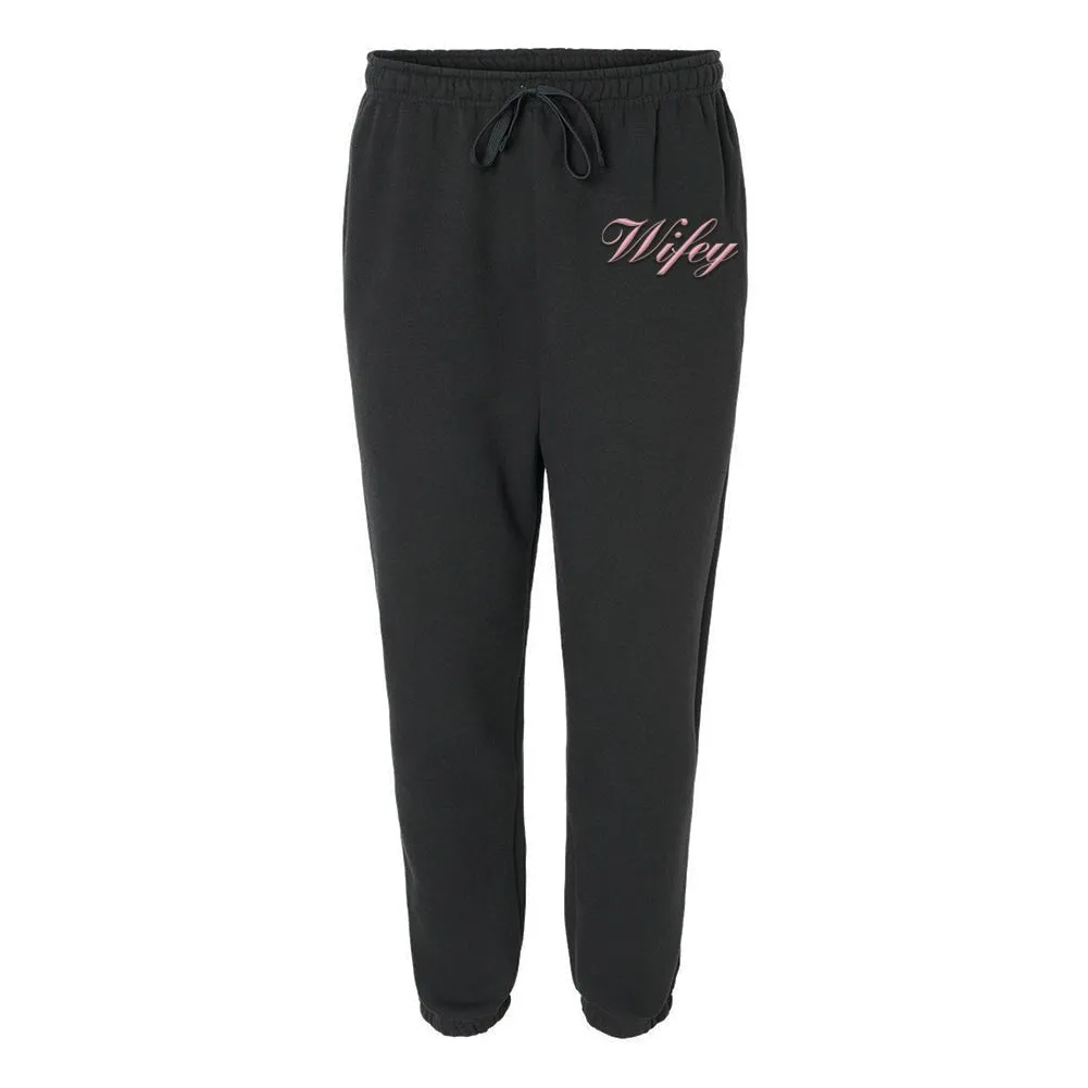 American Apparel 'Wifey' PUFF Sweatpants