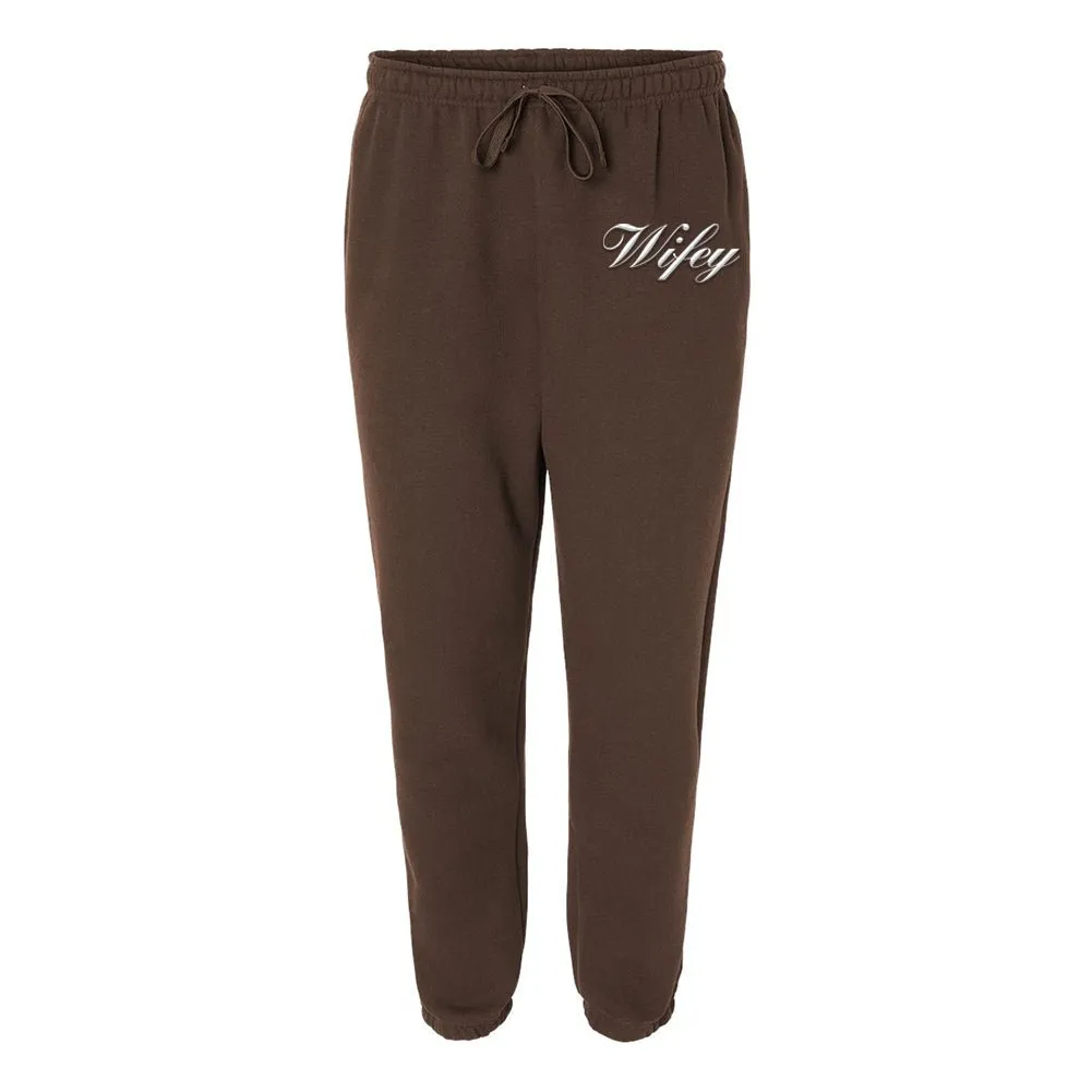 American Apparel 'Wifey' PUFF Sweatpants