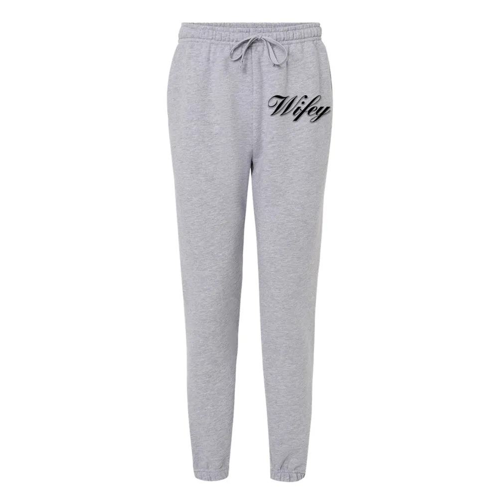 American Apparel 'Wifey' PUFF Sweatpants