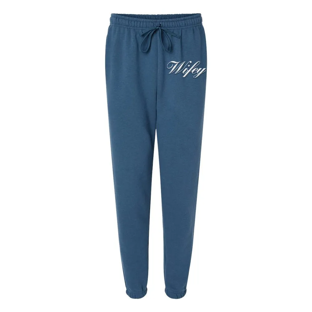 American Apparel 'Wifey' PUFF Sweatpants