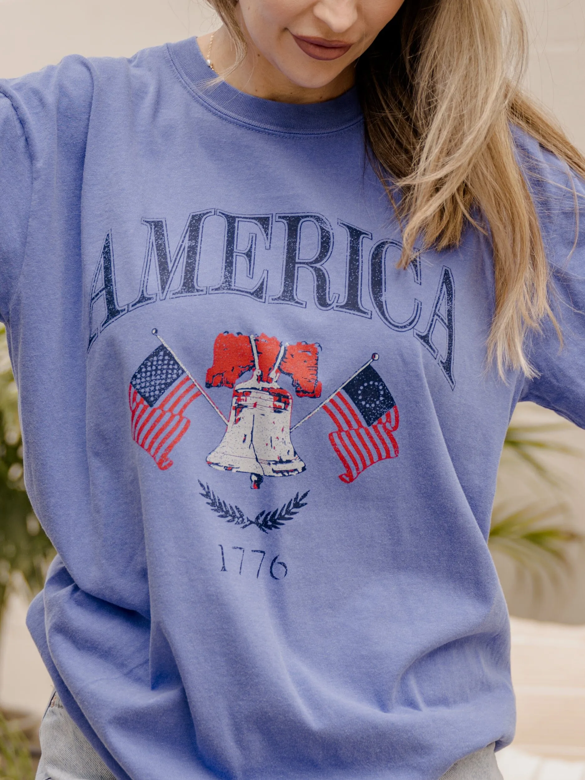 American Bell Flo Blue Tee