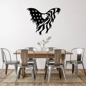 American Flag Eagle - Metal Wall Art