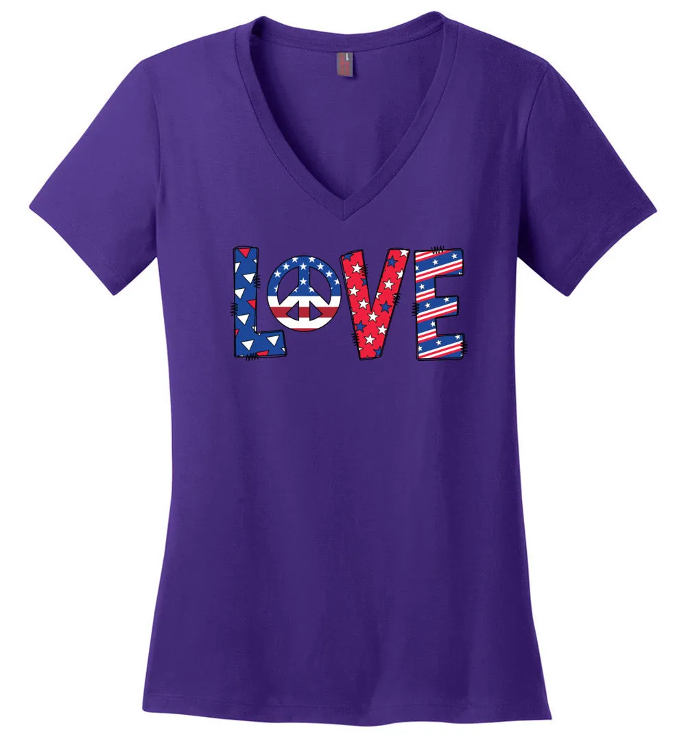 American Love V-Neck