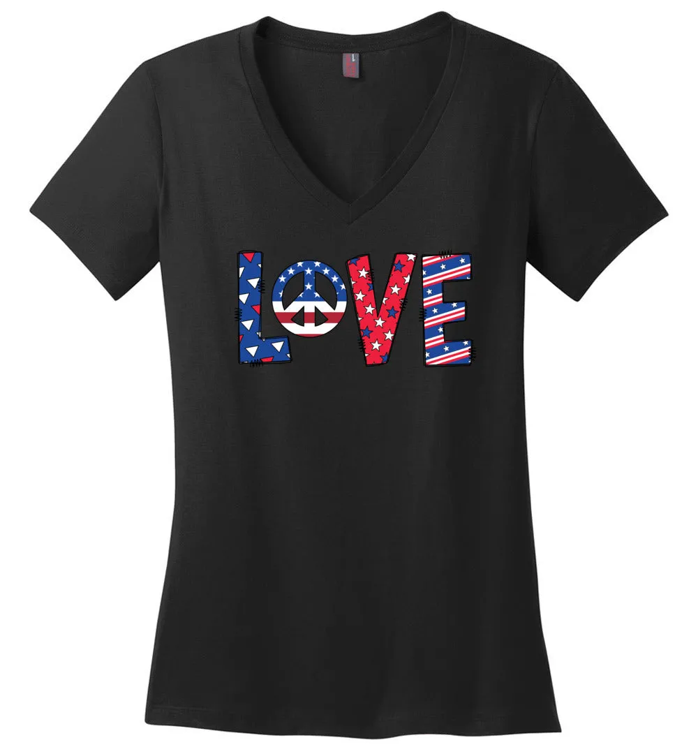 American Love V-Neck