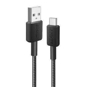 Anker 322 PowerLine USB A to USB C Fast Charging 3ft/0.9m Cable A81H5