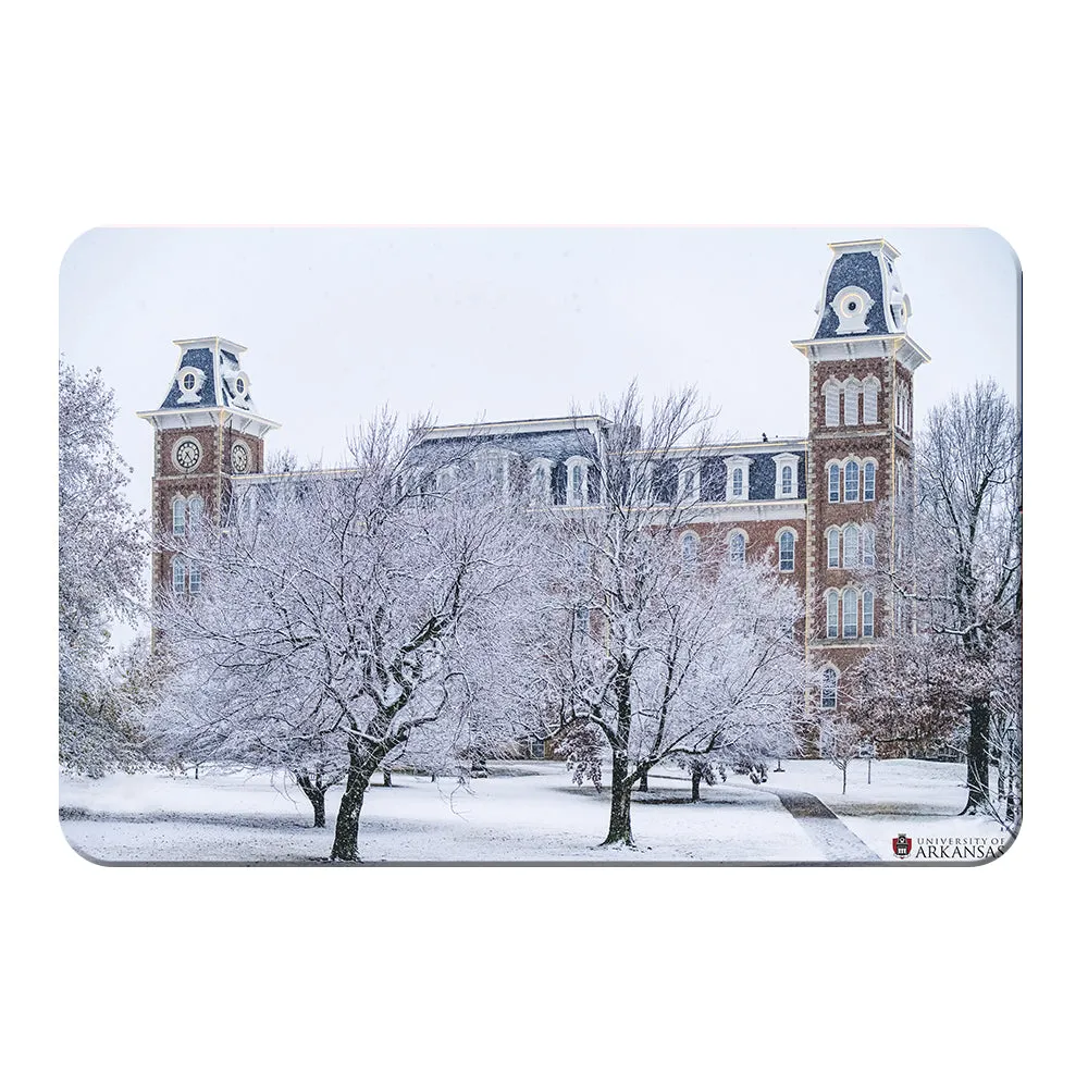 Arkansas Razorbacks - Snowy Old Main