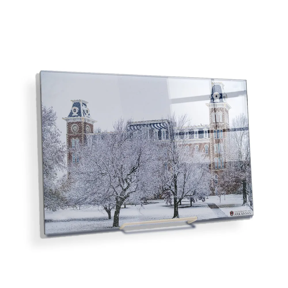 Arkansas Razorbacks - Snowy Old Main