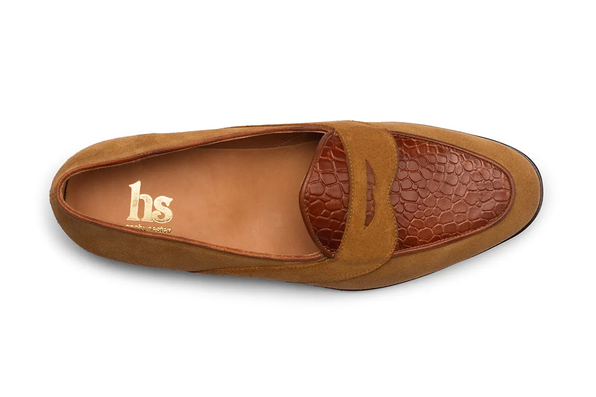 Belgian Loafer With Saddle /C