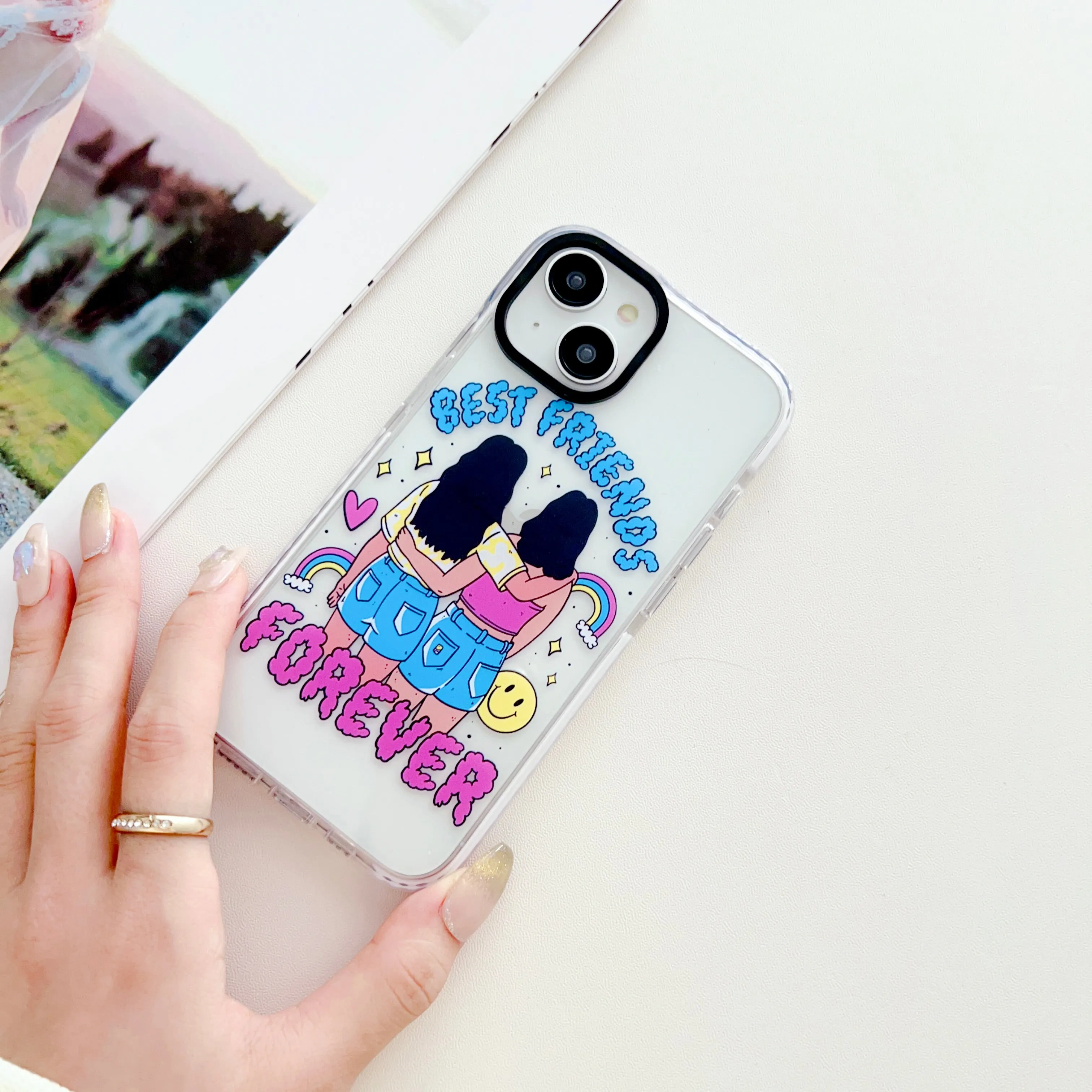 Best Friends Forever Designer Impact Proof Case for iPhone