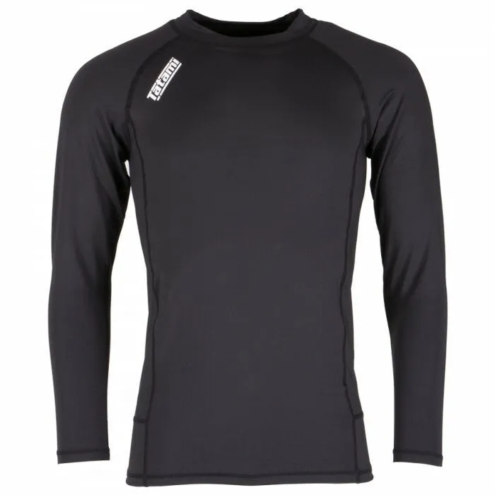 Black Tatami Fightwear Nova Basic Long Sleeve Rash Guard