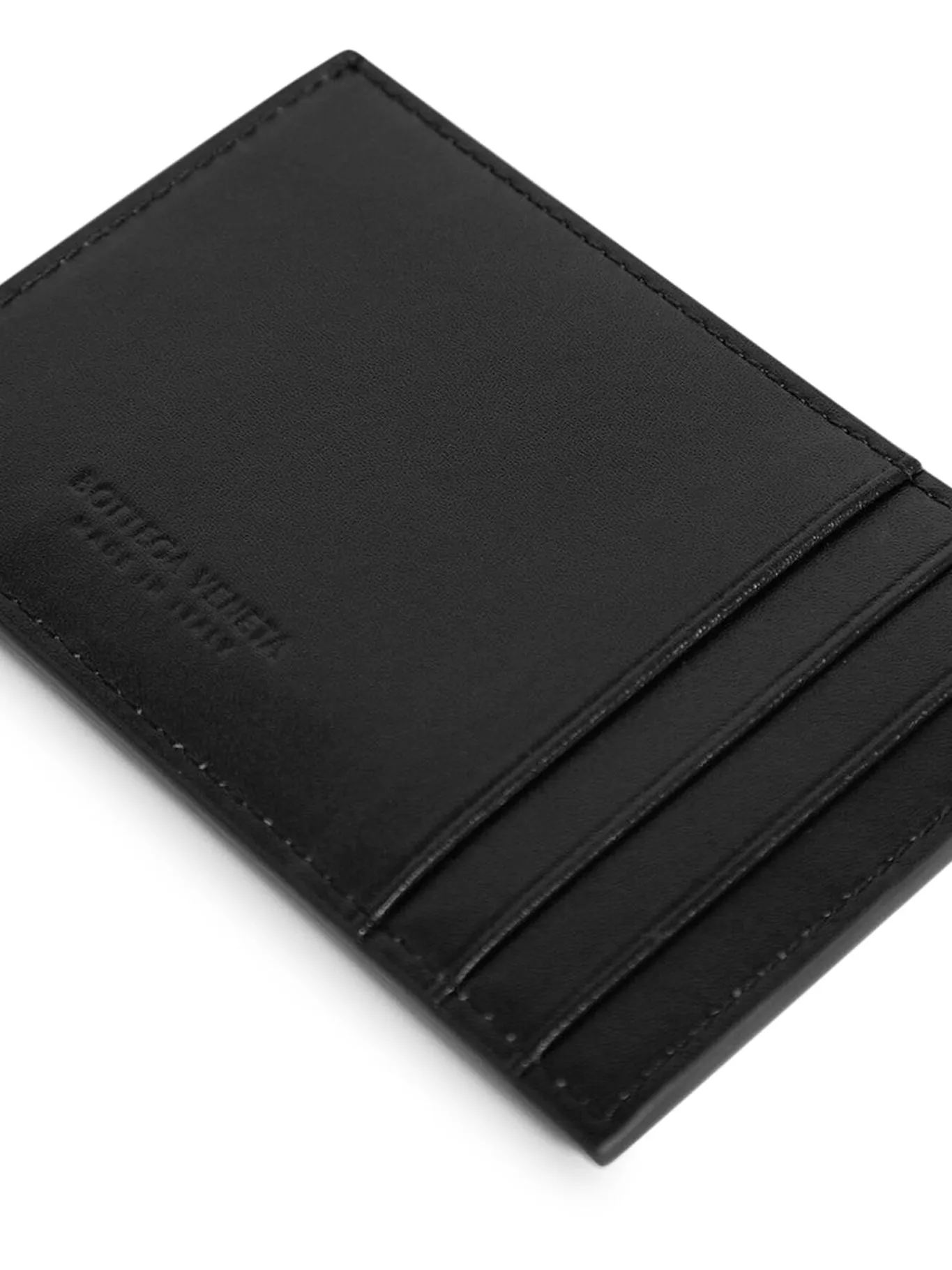 Bottega veneta men`s intrecciato urban leather card holder -