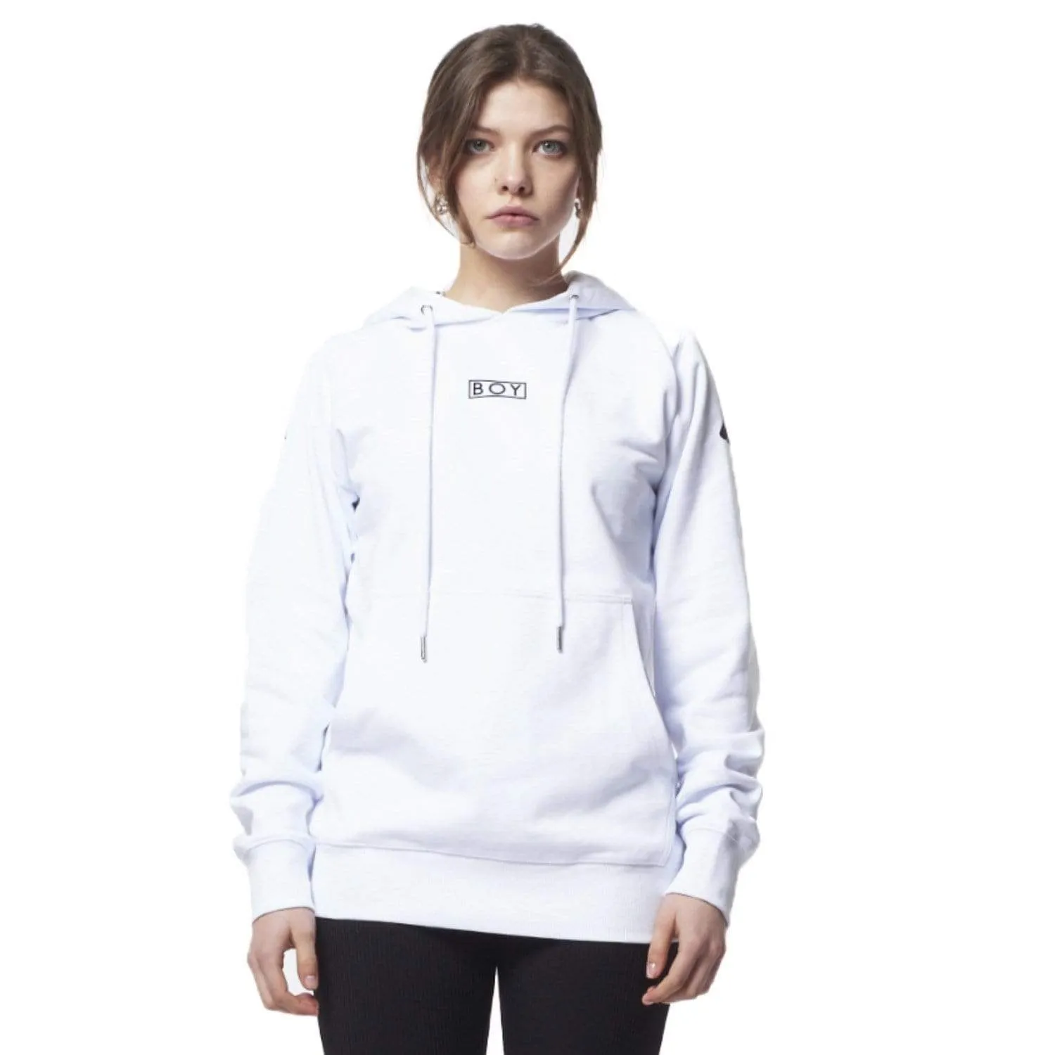 BOY EAGLE FLOCK HOODIE - WHITE