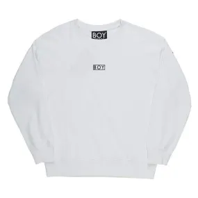 BOY EAGLE FLOCK SWEATSHIRT - WHITE