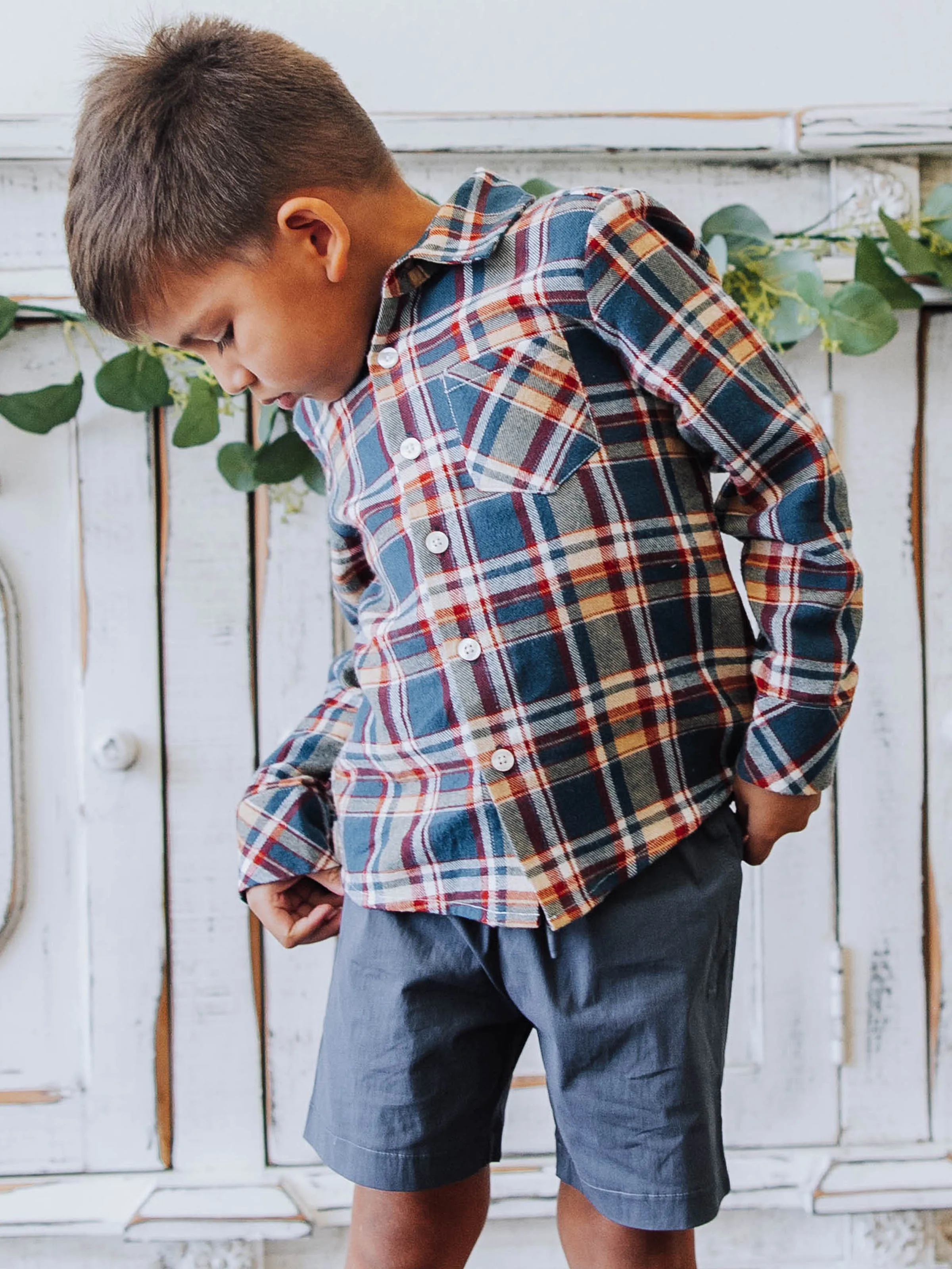 Boy's Shorts - Navy