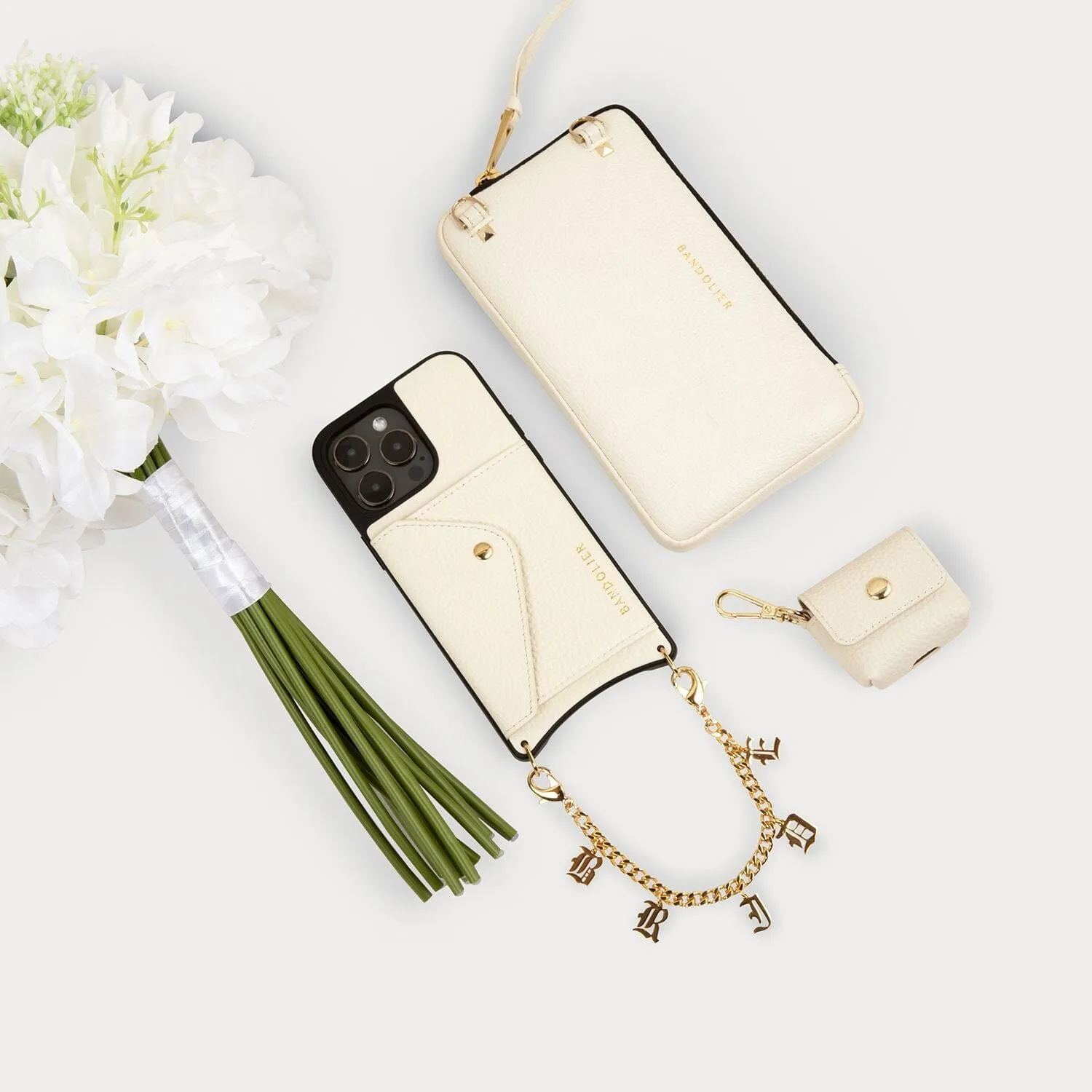 Bride Old English Wristlet - Bride Gold/Gold