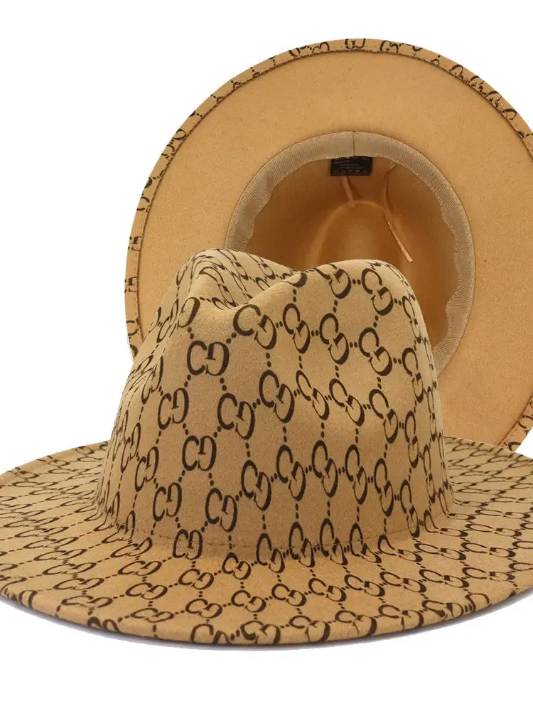 British Style New Fashion Flat Brimmed Jazz Hat