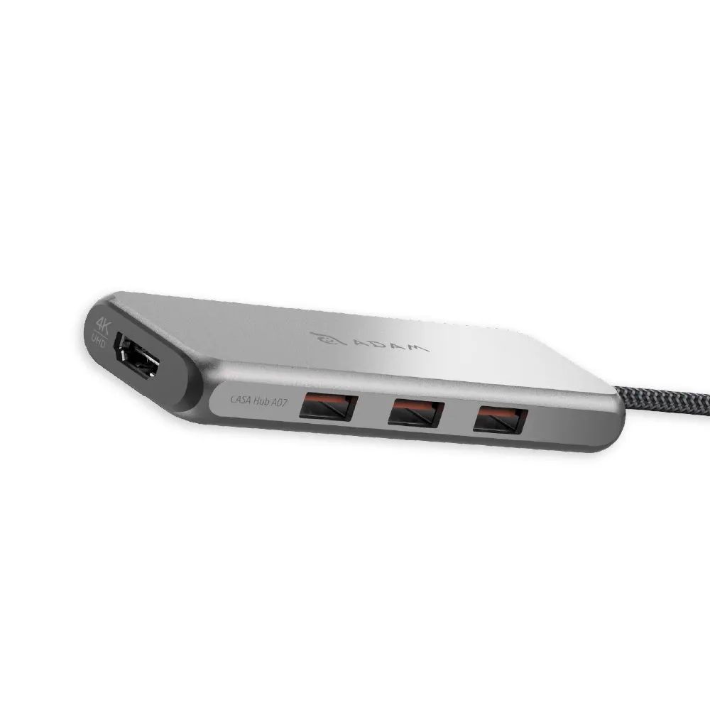 CASA Hub A07 USB-C Gen2 SuperSpeed 7-in-1 Hub   CASA M100  USB-C to USB-A Cable (1M)