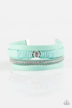 Catwalk Craze Green Leather Urban Bracelet - Paparazzi Accessories