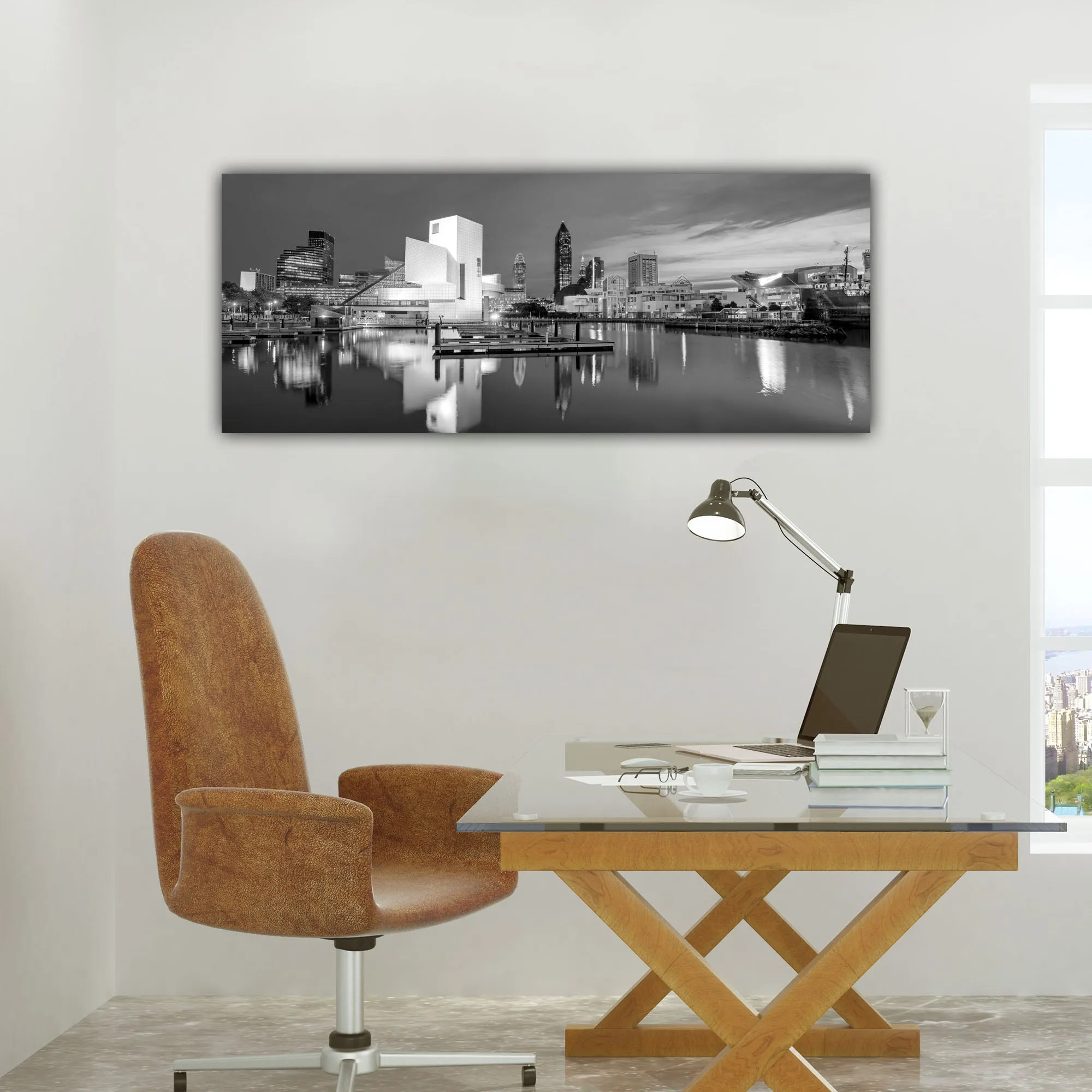 Cleveland Skyline on Canvas