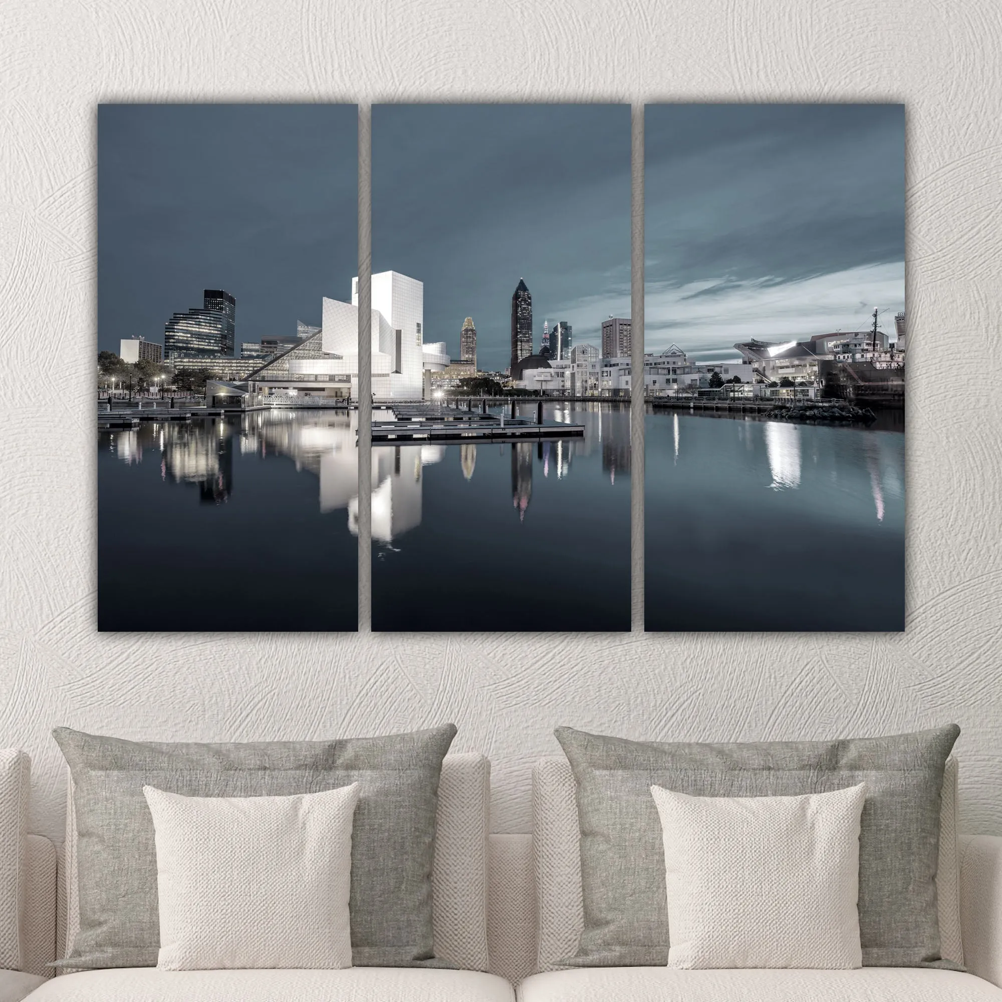 Cleveland Skyline on Canvas