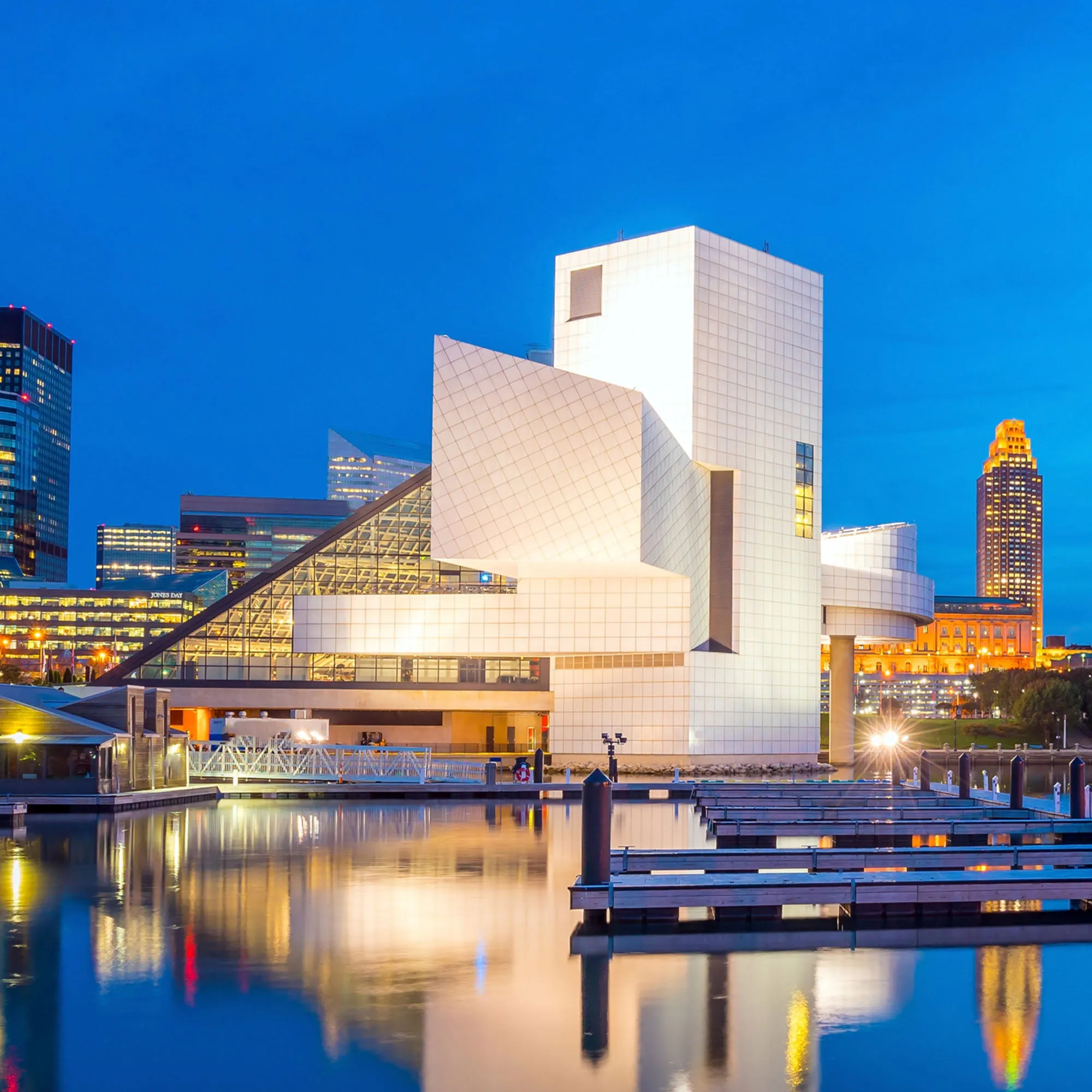 Cleveland Skyline on Canvas