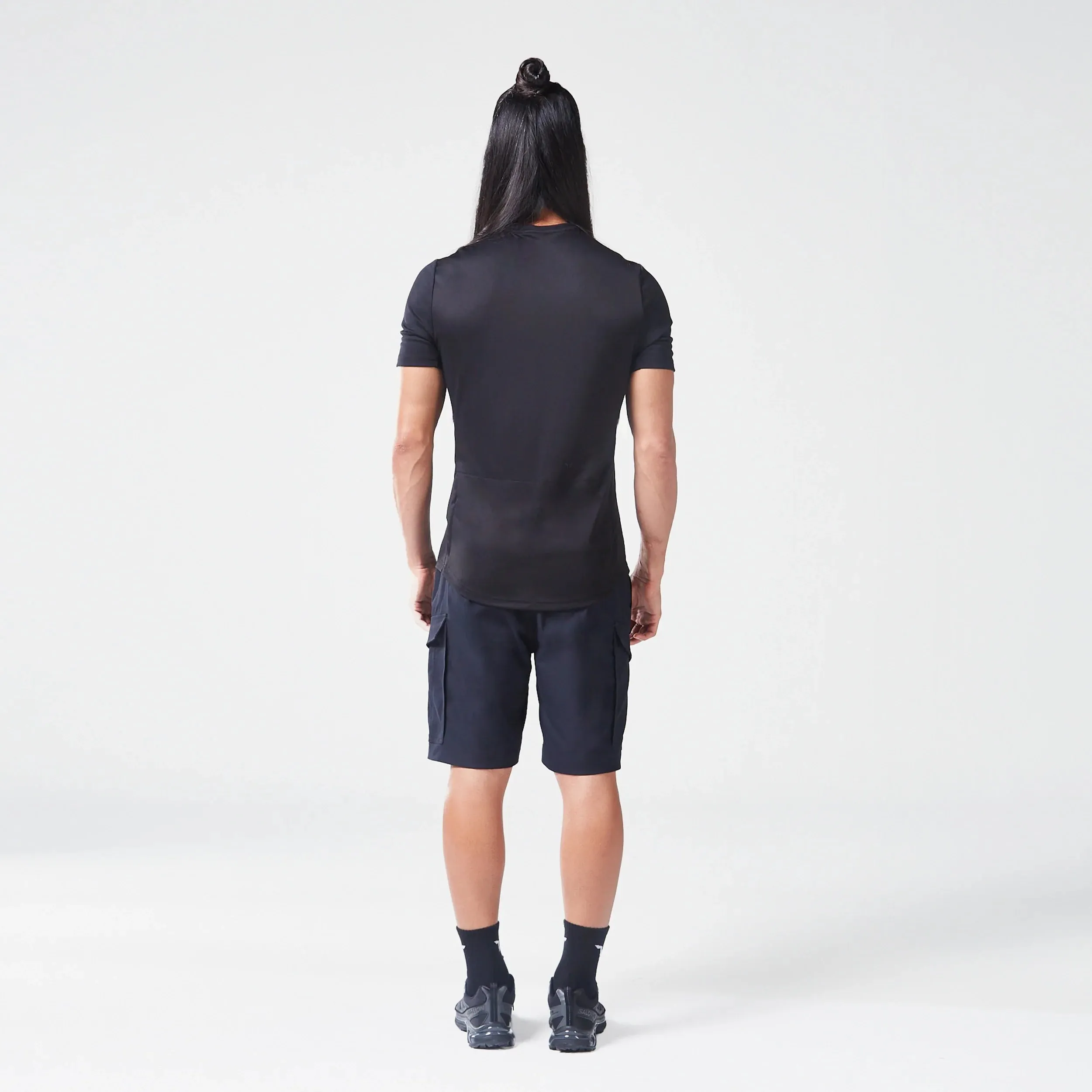 Code Zipped Urban Tee - Black