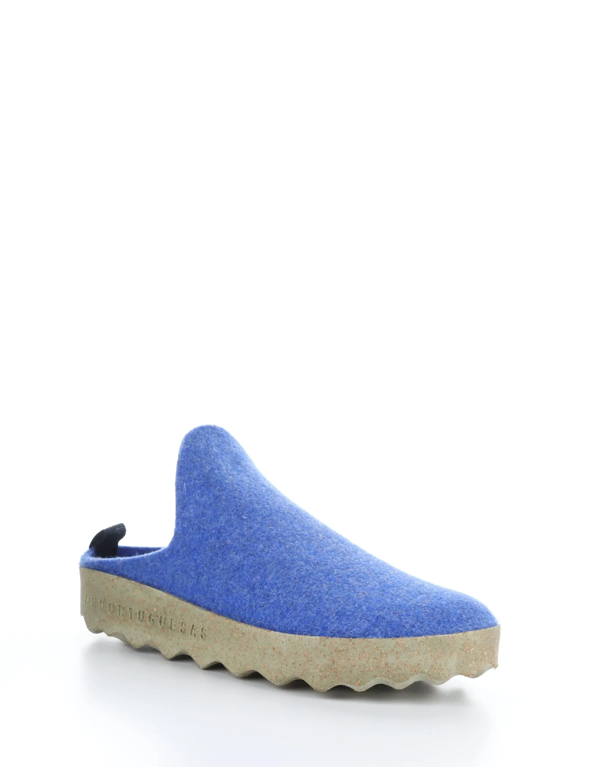 COME061ASPM Blue Slip-on Mules