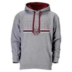 Culver Eagle Colorblock Hood - Grey Heather / Maroon Hood