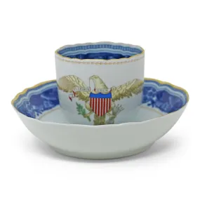 Diplomatic Eagle Cup and Saucer