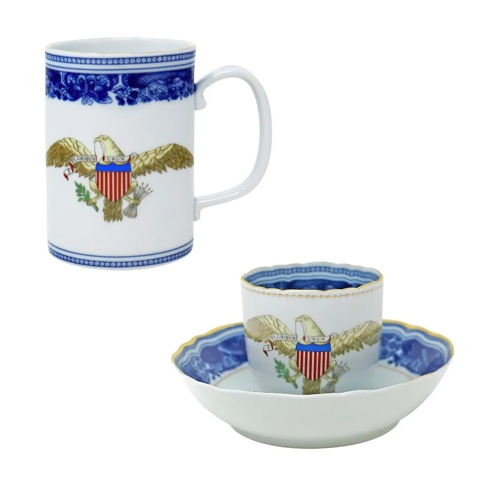 Diplomatic Eagle Cup and Saucer