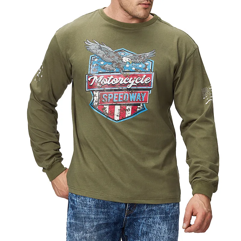 EAGLE GRAPHIC LONG SLEEVE T-SHIRT