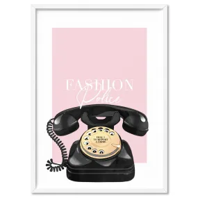 Fashion Police Speed Dial  - Art Print