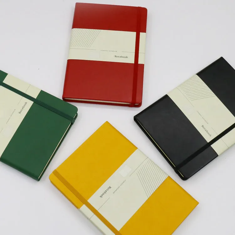 Fashion PU Strap Business Notebook