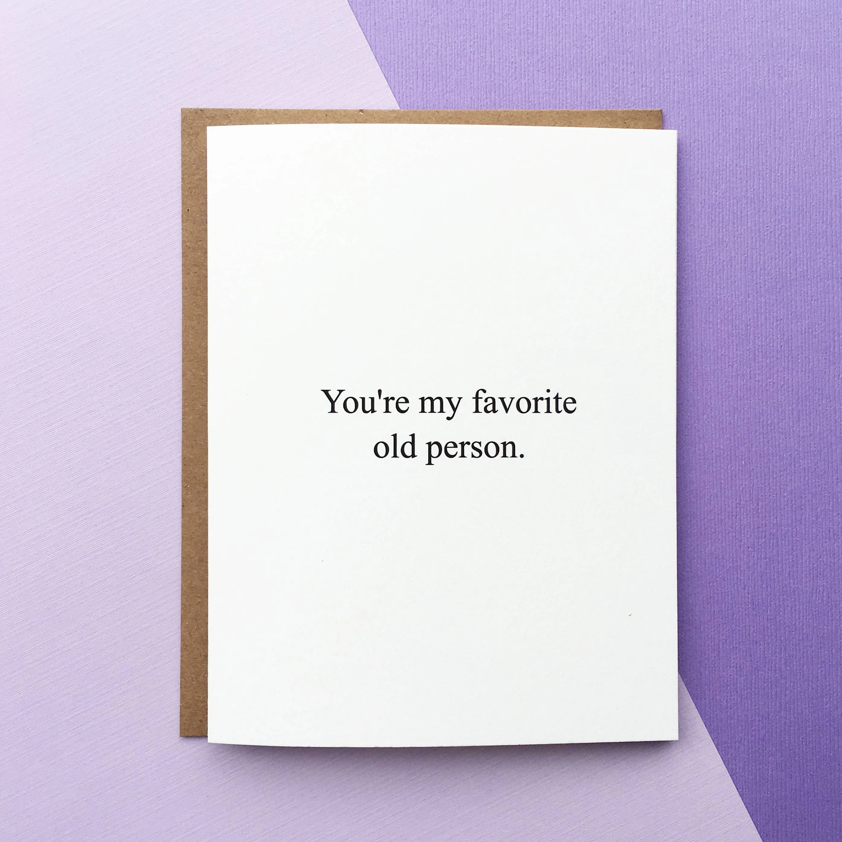 Favourite Old Person | Greeting Card