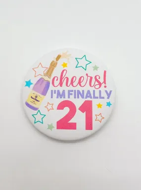 Finally 21 Button