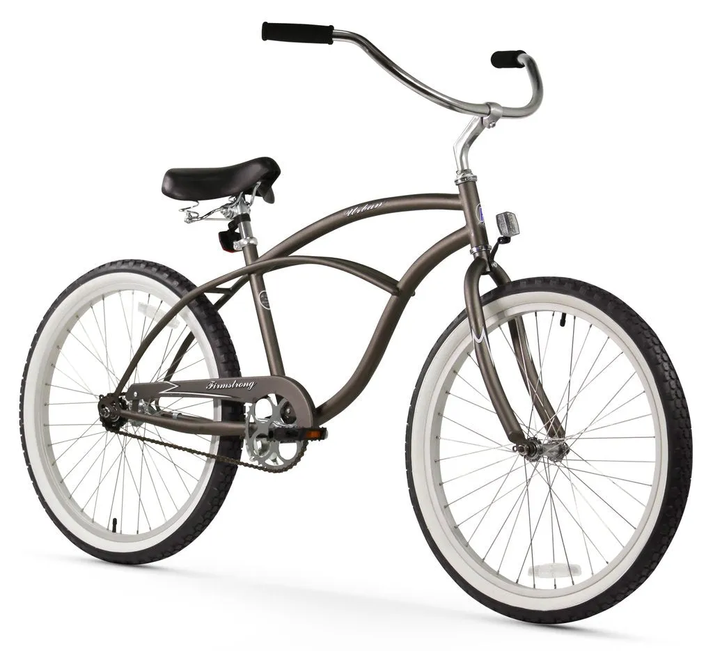 Firmstrong 24" Urban Man Single Speed - Men's Beach Cruiser Bike