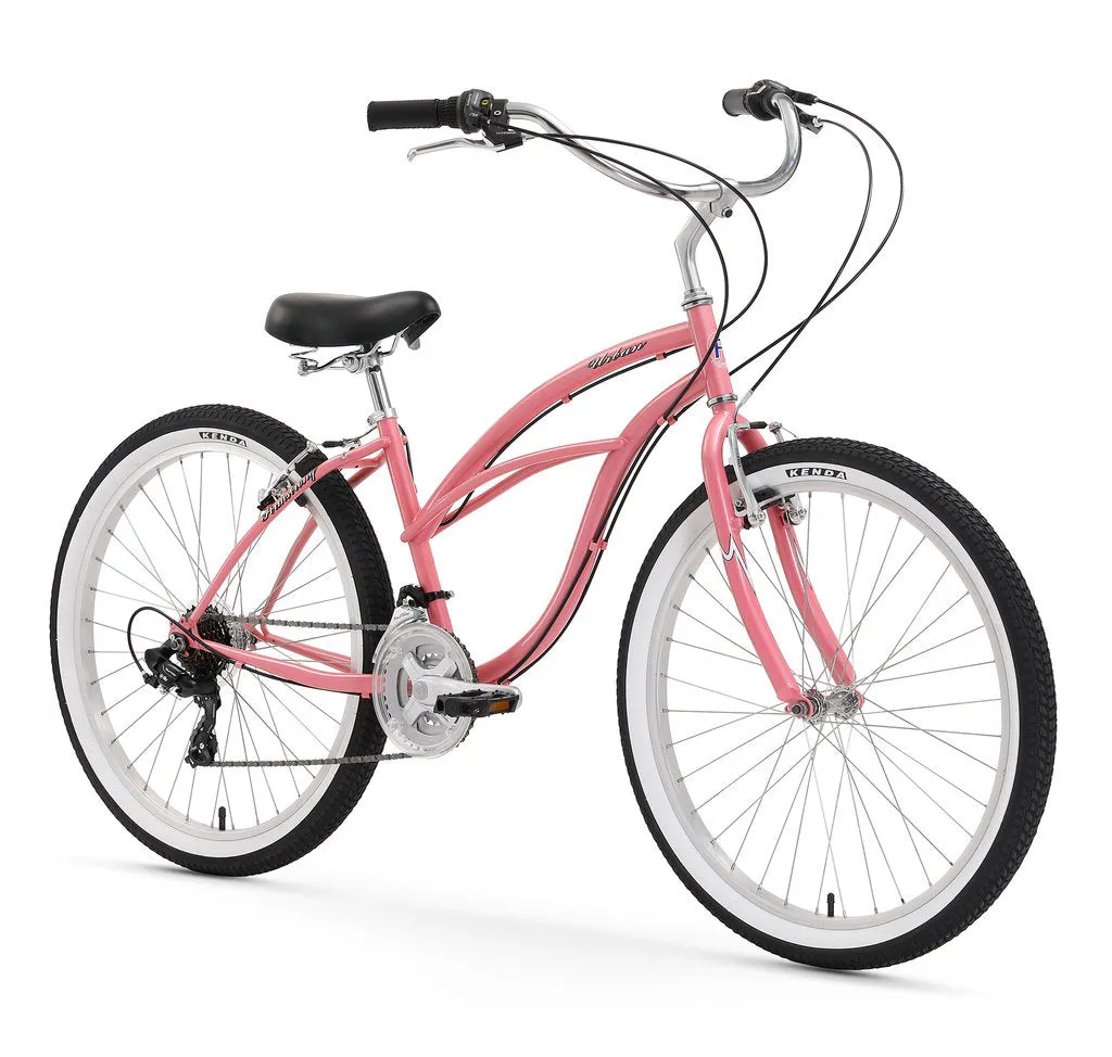 Firmstrong Urban Lady 21 Speed - Women's Beach Cruiser Bicycle