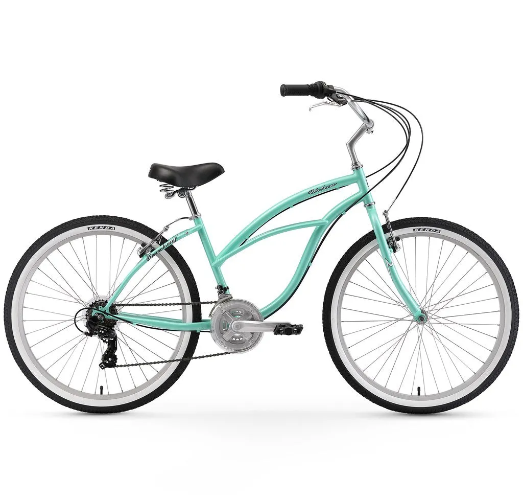 Firmstrong Urban Lady 21 Speed - Women's Beach Cruiser Bicycle