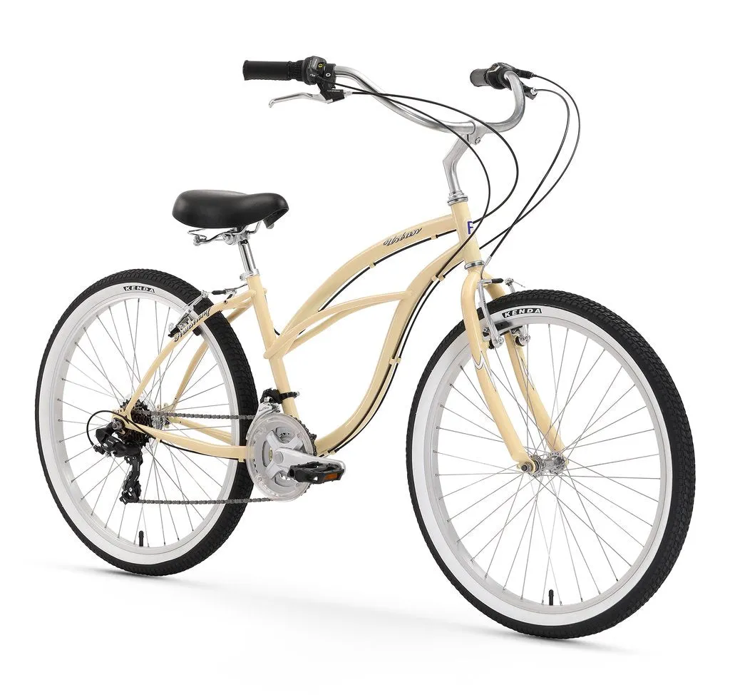 Firmstrong Urban Lady 21 Speed - Women's Beach Cruiser Bicycle