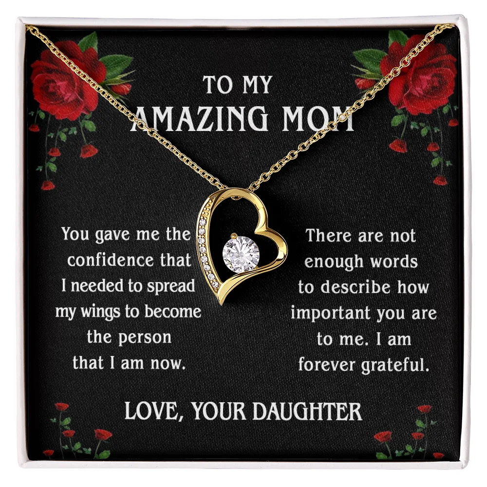 Forever Love Necklace To Mom From Daughter